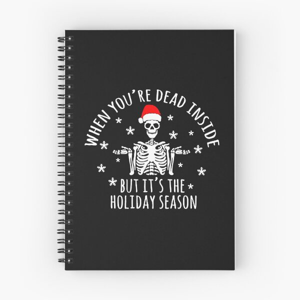 Item preview, When You're Dead Inside But It's The Holiday Season Funny Santa Skull designed and sold by fivestd3.