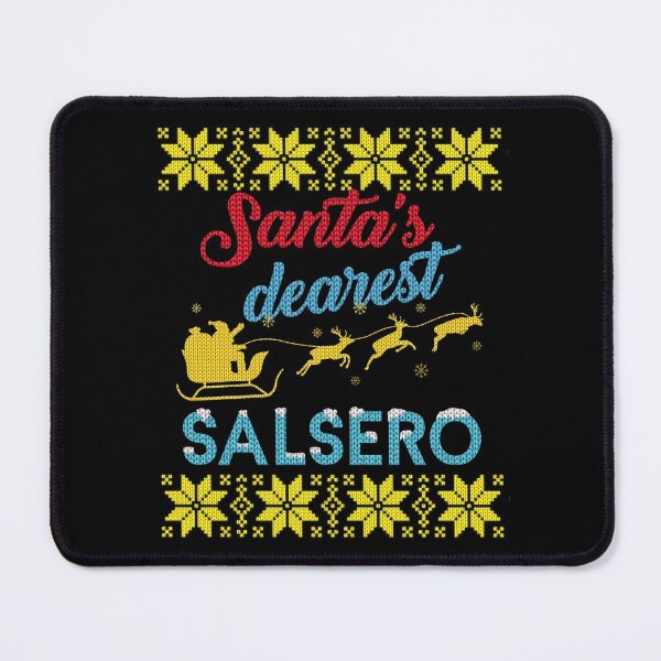 Item preview, Santa's dearest Salsero - Ugly Salsa and Christmas designed and sold by Dubbra.