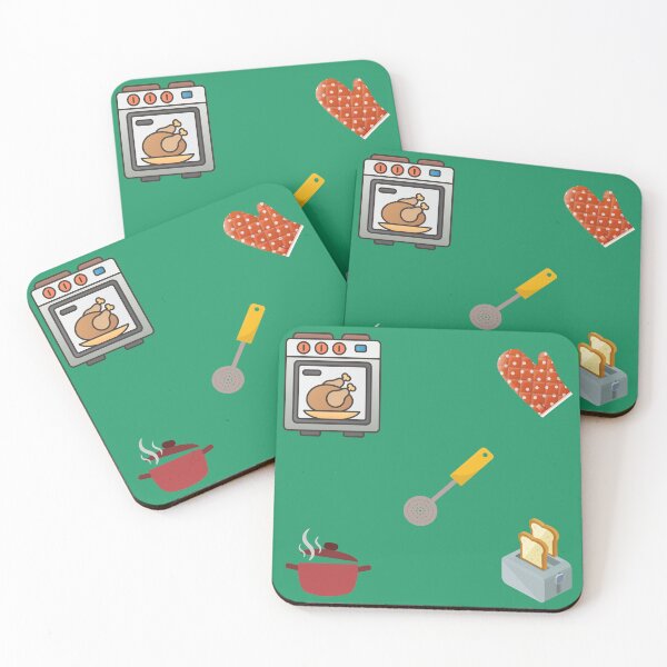 Item preview, Kitchen Cooking Items Pack In Green designed and sold by LuckyKermit.