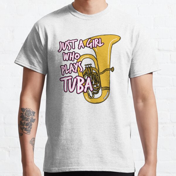 Just A Girl Who Plays Tuba Female Brass Player Essential T-Shirt