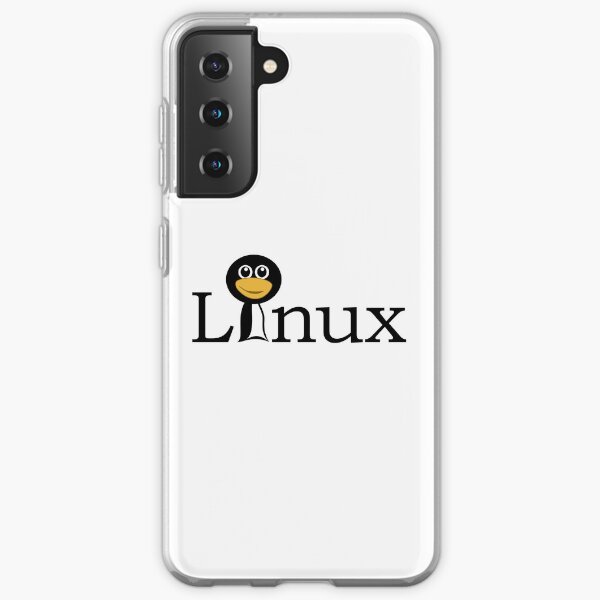 Linux with Penguin - Funny Penguin Samsung Galaxy Soft Case