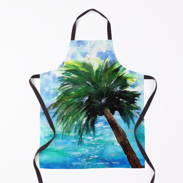 Item preview, Blue Ocean and Green Palm Tree designed and sold by Sebastian Grafmann.