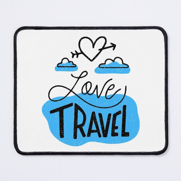 Item preview, Love Travel Heart and Clouds designed and sold by Parag's Travel Shop.