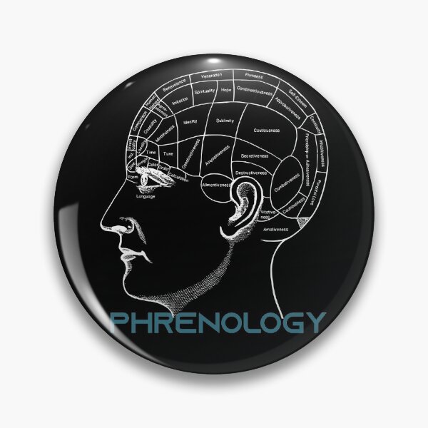 Item preview, Phrenology Head Chart- Study of the Skull designed and sold by ColorfulMystic.