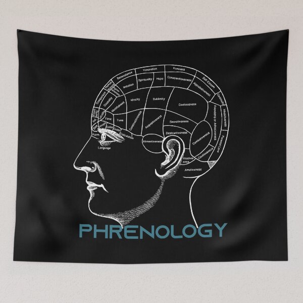 Item preview, Phrenology Head Chart- Study of the Skull designed and sold by ColorfulMystic.