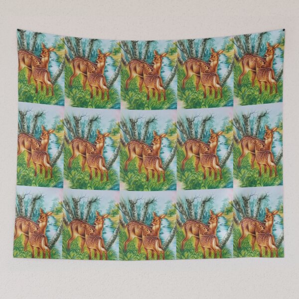 Item preview, Deer mother designed and sold by Geethna.