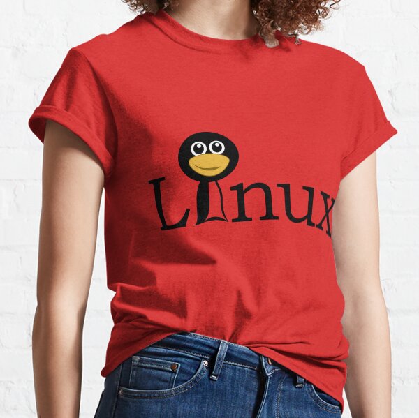 Linux with Penguin - Funny Penguin Classic T-Shirt