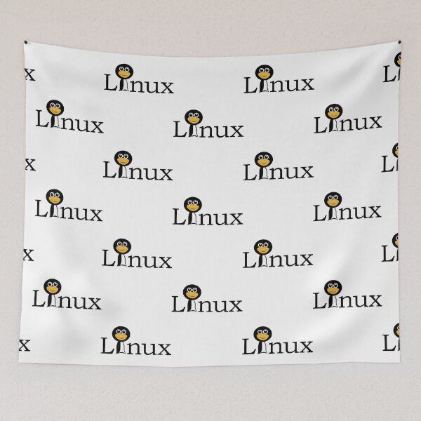 Item preview, Linux with Penguin - Funny Penguin designed and sold by drawing-valley.