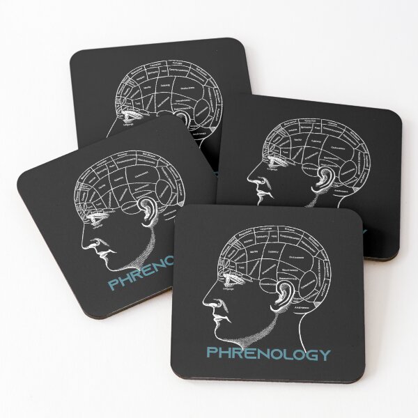 Item preview, Phrenology Head Chart- Study of the Skull designed and sold by ColorfulMystic.