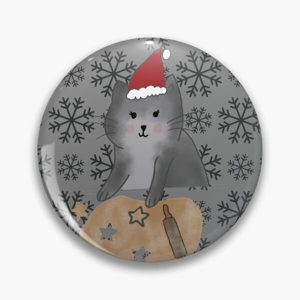 Item preview, Cat making biscuits FUNNY CHRISTMAS T-SHIRT  designed and sold by Sarah-Wilde.