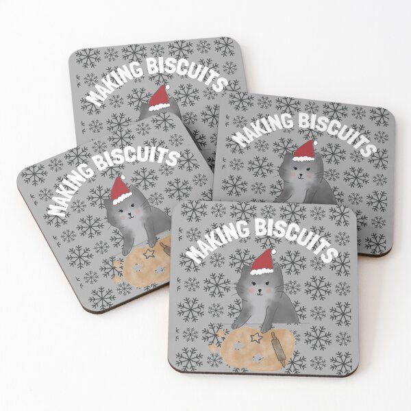 Item preview, Cat making biscuits FUNNY CHRISTMAS T-SHIRT  designed and sold by Sarah-Wilde.