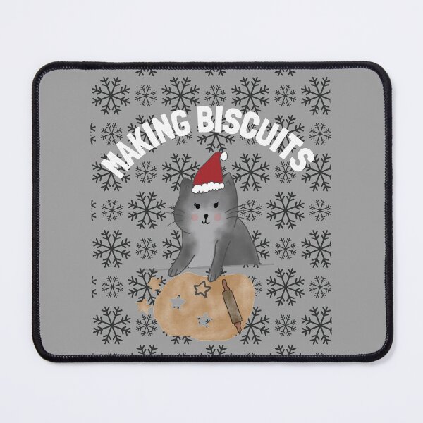 Item preview, Cat making biscuits FUNNY CHRISTMAS T-SHIRT designed and sold by Sarah-Wilde.