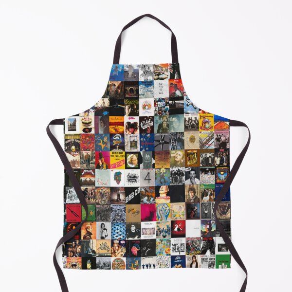 Greatest Rock Albums Collage Apron