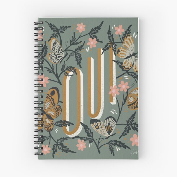 Item preview, Oui Butterflies – Mint & Gold designed and sold by Cat Coquillette.