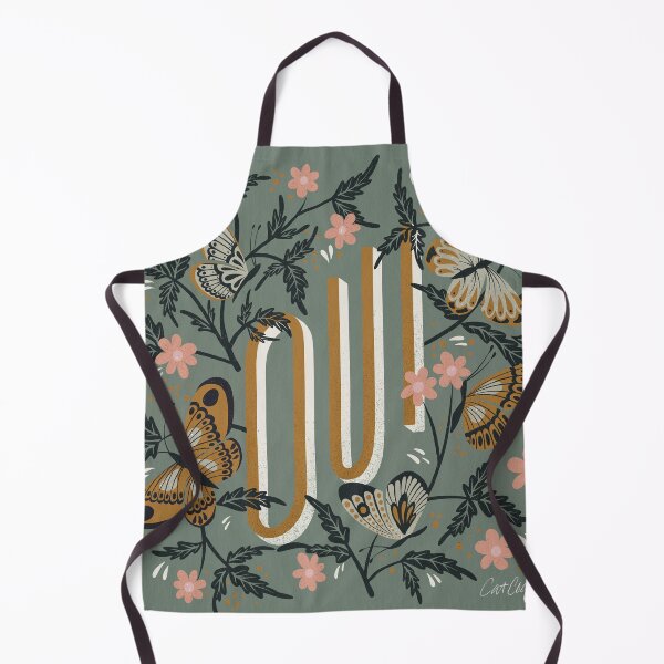 Item preview, Oui Butterflies – Mint & Gold designed and sold by Cat Coquillette.