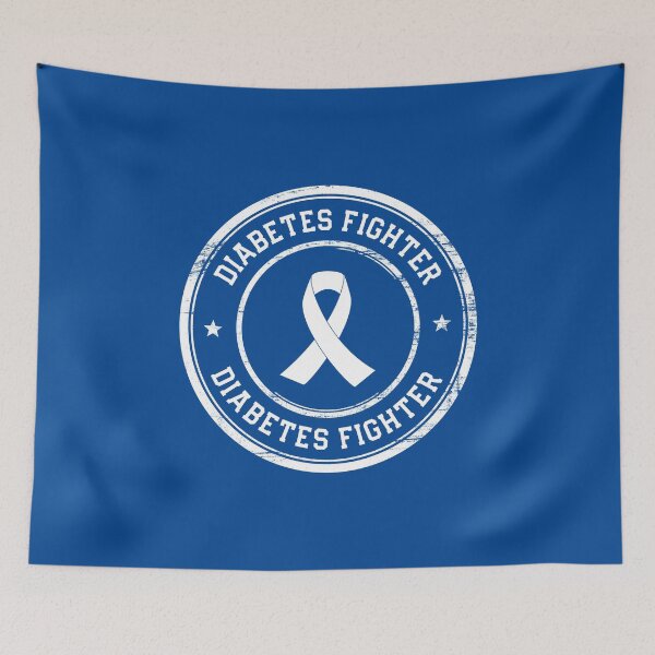 Item preview, American Diabetes Awareness, Diabetes Dad, Diabetes Mom, Blue Ribbon, T1D, Diabetes Gift #8 designed and sold by SalahBlt.