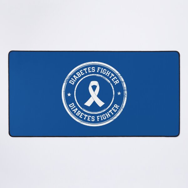 Item preview, American Diabetes Awareness, Diabetes Dad, Diabetes Mom, Blue Ribbon, T1D, Diabetes Gift #8 designed and sold by SalahBlt.