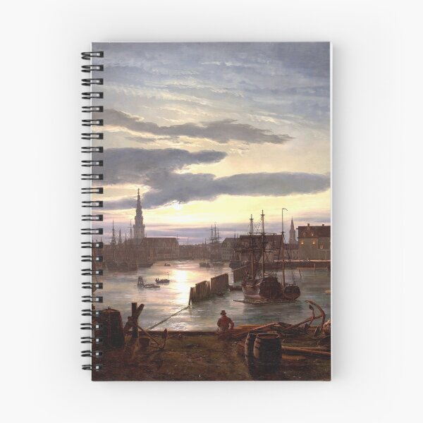 Item preview, Copenhagen Harbor by Moonlight by Johan Christian Dahl designed and sold by McSeller.