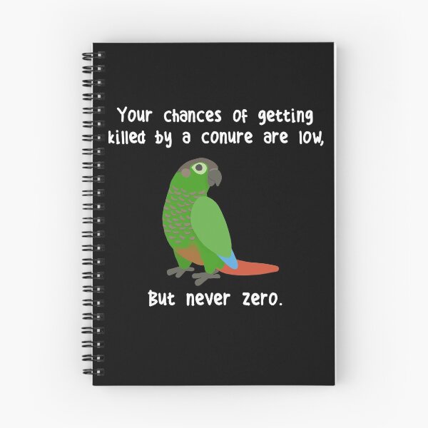 Item preview, Greencheek Conure Never Zero designed and sold by Clara Hollins.