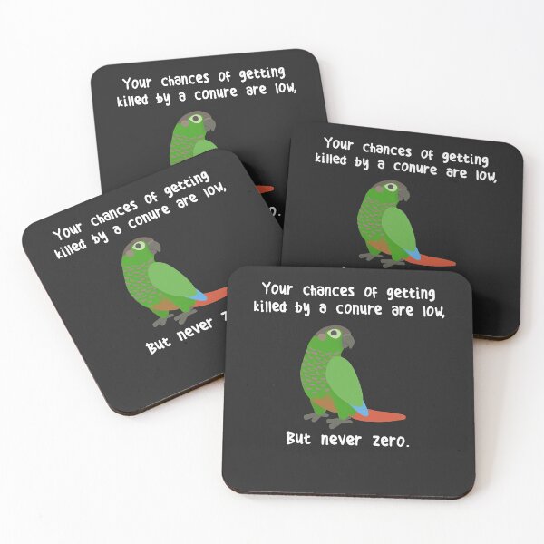 Item preview, Greencheek Conure Never Zero designed and sold by Clara Hollins.