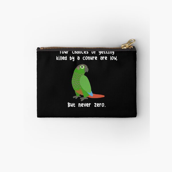 Item preview, Greencheek Conure Never Zero designed and sold by Clara Hollins.