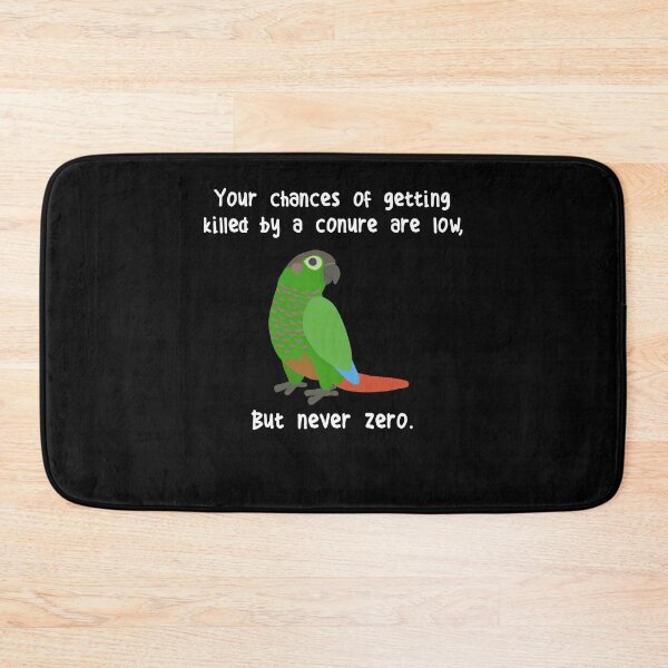 Item preview, Greencheek Conure Never Zero designed and sold by Clara Hollins.