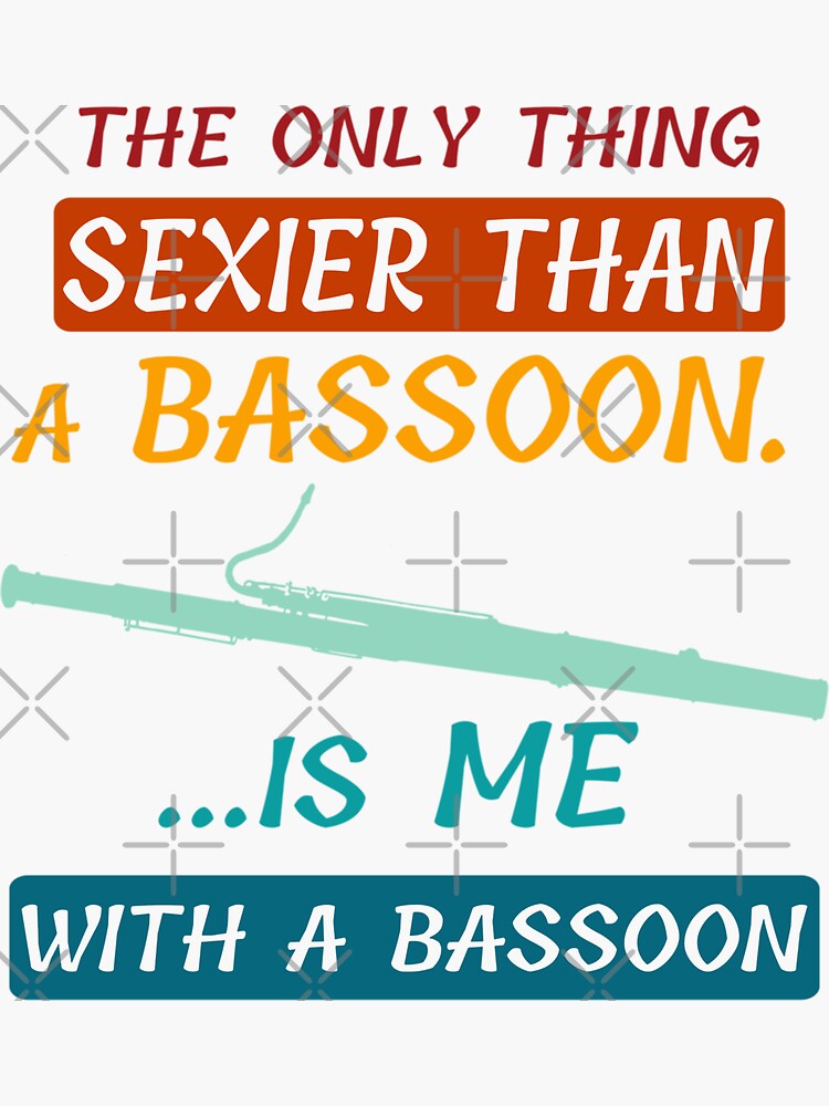 "Only Murders in the Building Sexy Bassoon" Sticker for Sale by