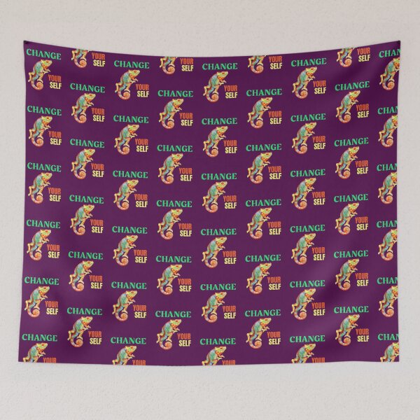 Item preview, Chameleon change your self positive quote Reptile lover B day gift designed and sold by OleeVO.