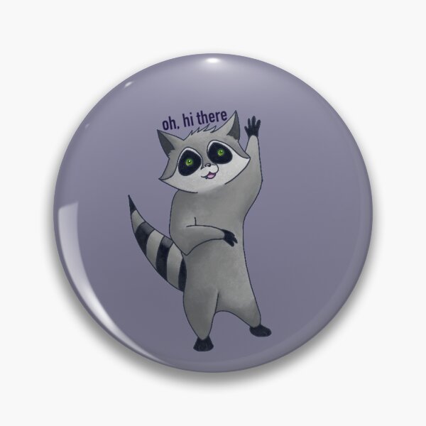 Item preview, Raccoon Greeting designed and sold by BlackWaveArt.