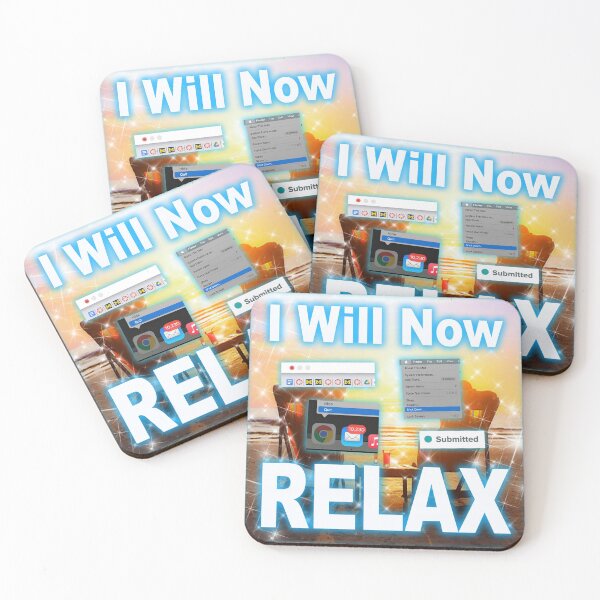 Item preview, I WILL NOW RELAX designed and sold by UMich Affirmations.