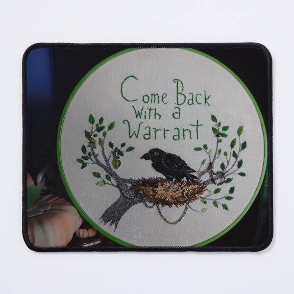 Item preview, Come Back with a Warrant designed and sold by MsFledermaus.