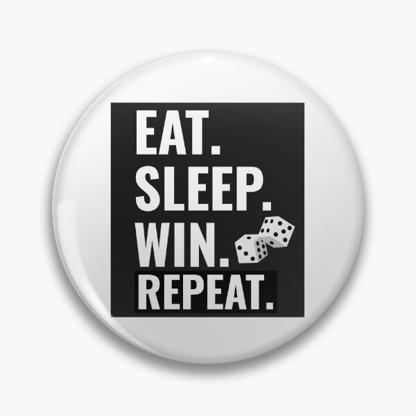 Item preview, EAT. SLEEP. WIN. REPEAT. LUCKY DICE SHIRT designed and sold by BestCoolStuff.