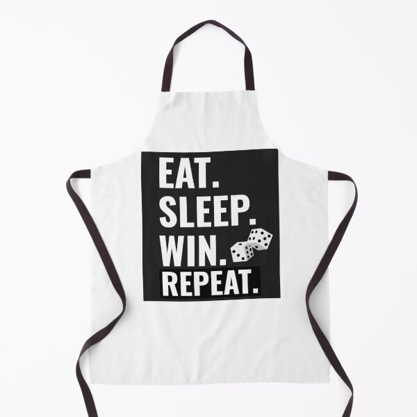 Item preview, EAT. SLEEP. WIN. REPEAT. LUCKY DICE SHIRT designed and sold by BestCoolStuff.