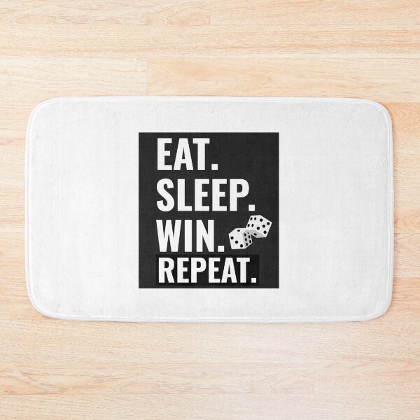 Item preview, EAT. SLEEP. WIN. REPEAT. LUCKY DICE SHIRT designed and sold by BestCoolStuff.