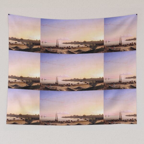 Item preview, Stage Fort across Gloucester Harbor by Fitz Henry Lane  designed and sold by McSeller.
