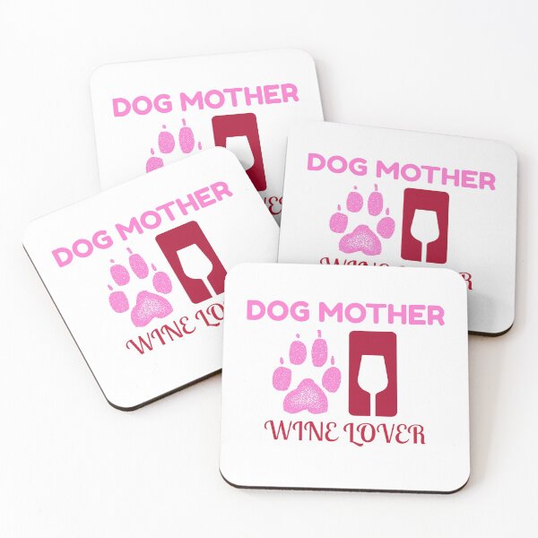 Item preview, DOG MOTHER WINE LOVER designed and sold by JABG-01.