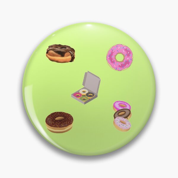 Item preview, Frosted Donuts Fan Pack In Lime Colour designed and sold by LuckyKermit.