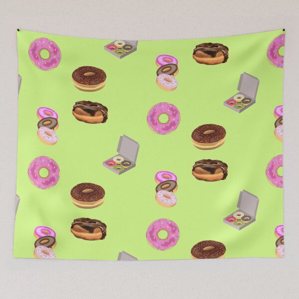 Item preview, Frosted Donuts Fan Pack In Lime Colour designed and sold by LuckyKermit.