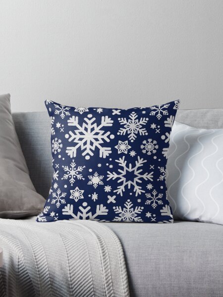 Item preview, Snowflake Collection – Navy designed and sold by Cat Coquillette.