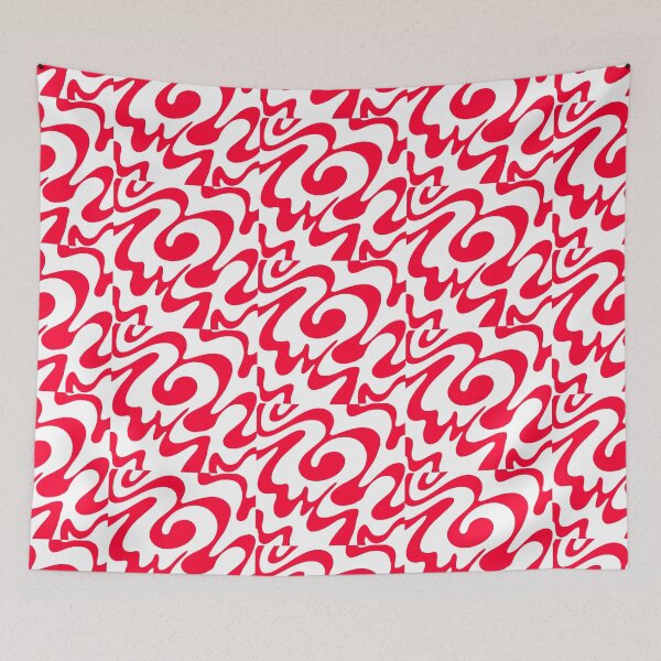 Item preview, Reddish Lines Swirls Abstract Pattern  designed and sold by palaco210.