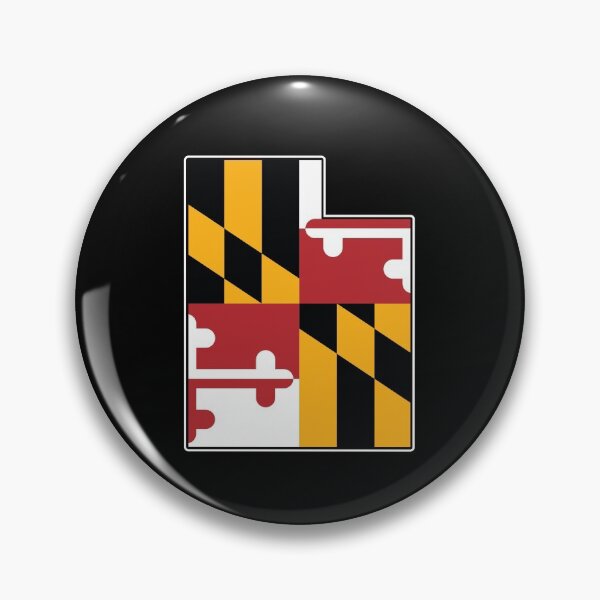 Item preview, Maryland Flag Utah Map designed and sold by MarylandStyle.