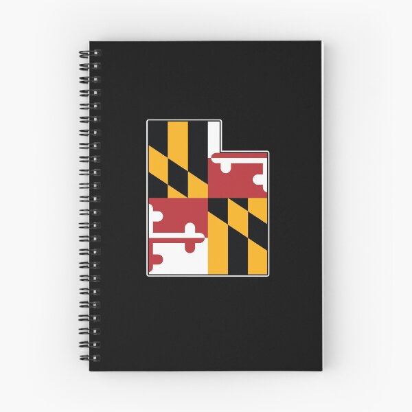 Item preview, Maryland Flag Utah Map designed and sold by MarylandStyle.