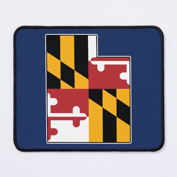 Item preview, Maryland Flag Utah Map designed and sold by MarylandStyle.