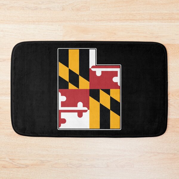 Item preview, Maryland Flag Utah Map designed and sold by MarylandStyle.