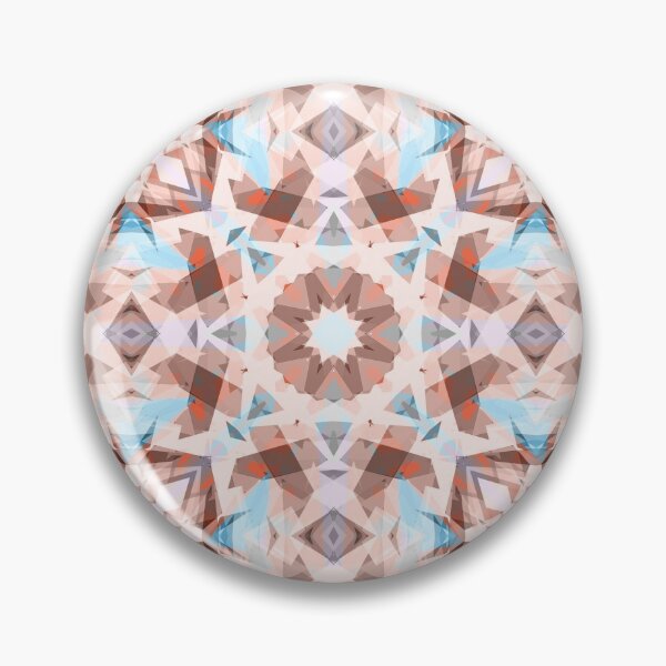 Item preview, Modern Autumn Fall Muted Pink Brown Blue Geometric Design Pattern designed and sold by PatternPerfect.