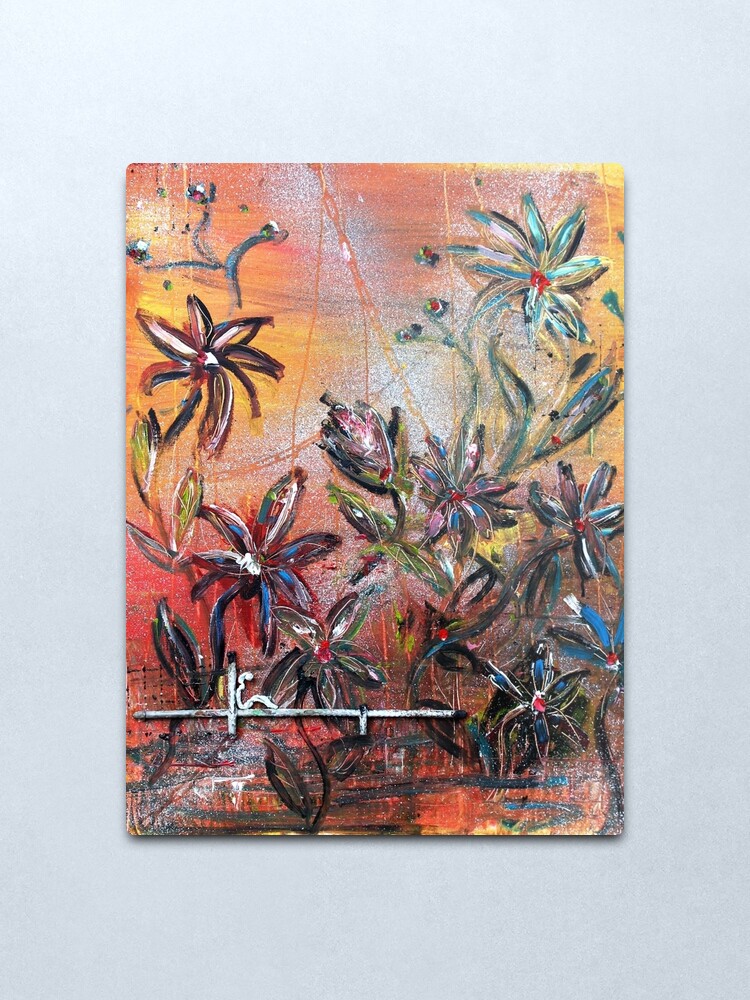 Alternate view of blooming emotions Metal Print