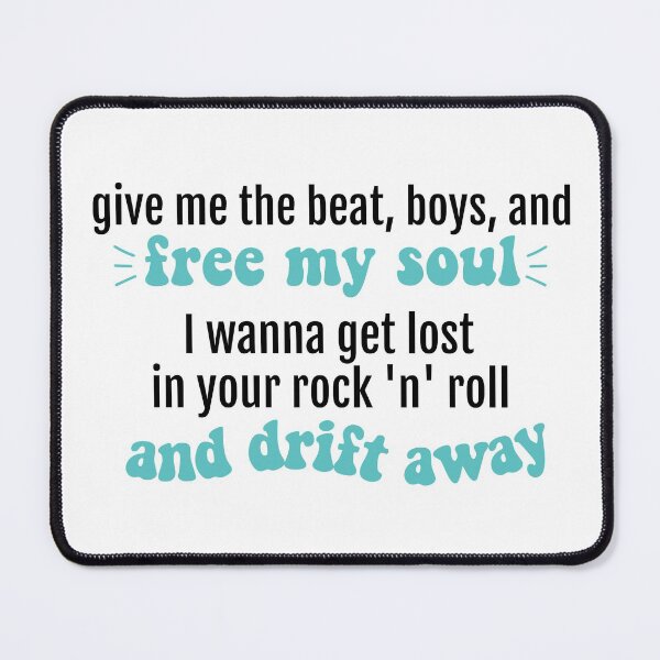 Item preview, Give Me The Beat, Boys, And Free My Soul designed and sold by Martini-Four.
