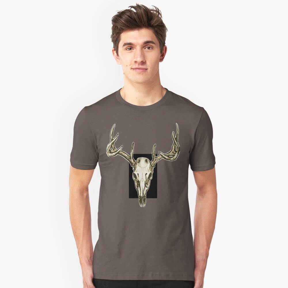 Stag Skull Slim Fit T-Shirt