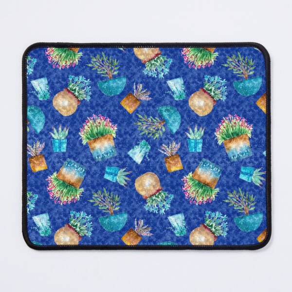 Item preview, Miniature Potted Plants (Blue) designed and sold by ArtVibing.