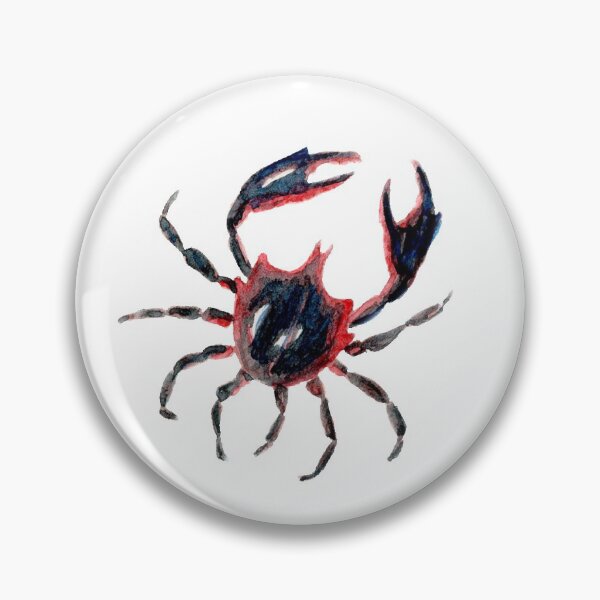 Item preview, Watercolor Kelp Crab designed and sold by paintedpansy.